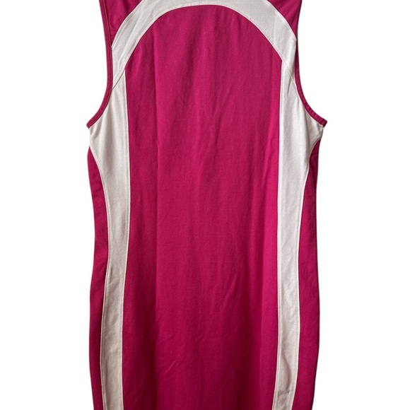 U.S Polo Pink Athletic Look Sleeveless Above The Knee Summer Medium Dress - Picture 3 of 5